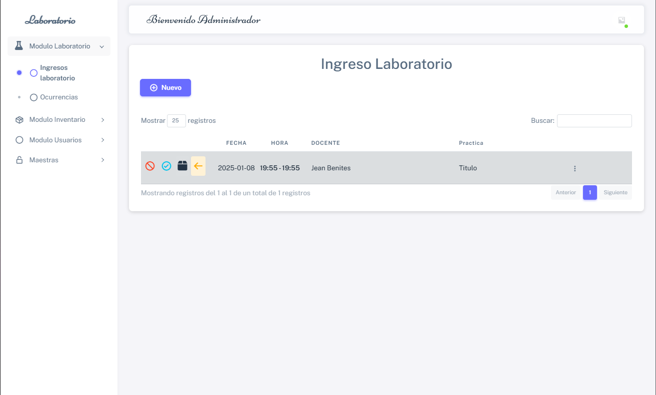 Gestión de laboratorio clínico